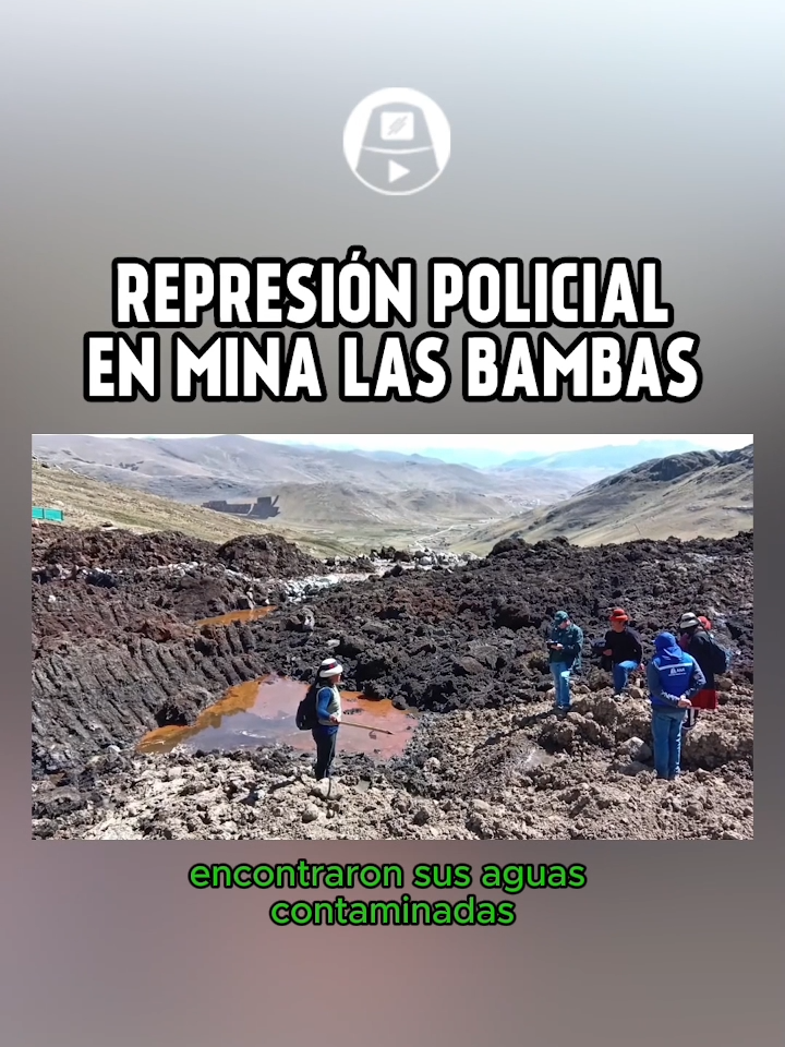 🤜Policía reprime a comuneros que protestaban contra minera #LasBambas.   #LaEncerrona #noticiasperu #marcosifuentes #mineria #medioambiente #apurimac