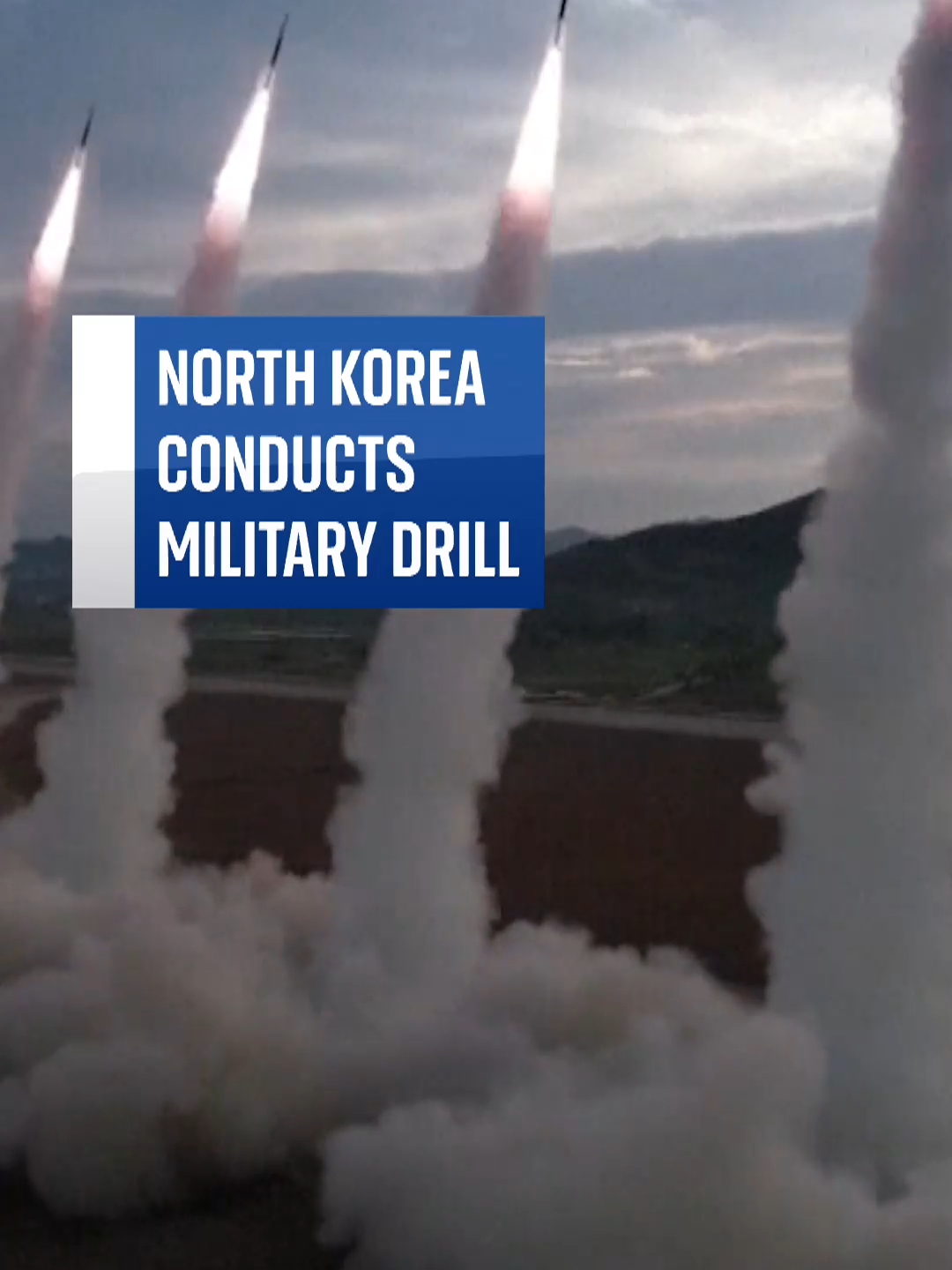 North Korea's state media released footage showing drills involving nuclear-capable, multiple rocket launchers. #northkorea🇰🇵 #rocket #missile #nuclear #military