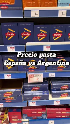 Precio pasta Barilla España🇪🇸 vs Argentina 🇦🇷 #preciospastabarilla #pastabarilla #preciopastaenargentina #preciopasta #pastacara #pastaargentina #supermercadoespaña #hipercor #preciopastaespaña #elcorteingles #preciosespaña #super #decomprasenespaña #ofertasespaña #decompras #parati #comprasespaña #foryou #viral #asturias 
