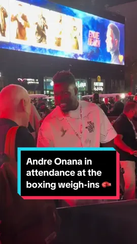 📸 Andre Onana in attendance at the boxing weigh-ins for Queensberry 🆚 Matchroom 🥊 Buy 5 vs 5: Queensberry vs Matchroom on June 1, LIVE on TNT Sports Box Office ▶️  #boxing #football #onana #andreonana #manutd #manchesterunited #manunited #Soccer #deontaywilder 