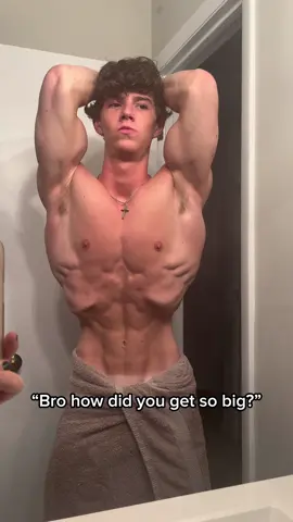 The secret sauce to getting big & strong 😼