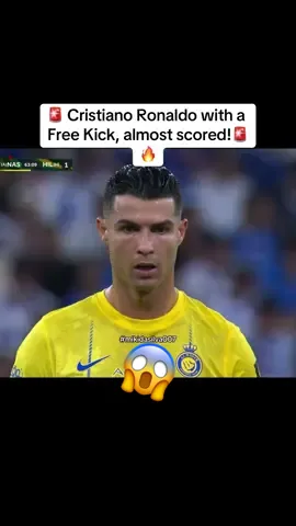 🚨 Cristiano Ronaldo with a Free Kick, almost scored!🚨🔥 #alnassr #alnassrfc #alnassrcr7 #saudi_tiktok #cr7 #ronaldo_fanpage_7 #kingcup #cr7fans #cr7cristianoronaldo #ronaldo_fans #cristiano #foryou #foryoupage #mikidasilva007 #ronaldo7 #goat 