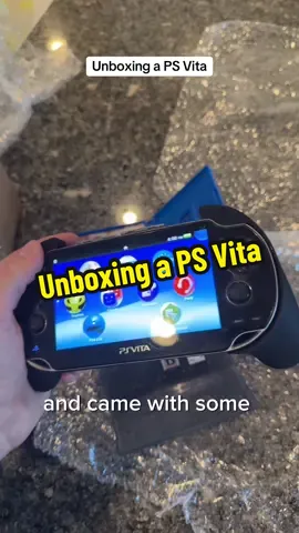 Unboxing a PS Vita #sony #playstation #psvita #psp #portablegaming #handheldgaming #retrogaming #videogames #unboxing #retro #CapCut #fyp #foryou #foryoupage