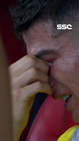 رونالدو  يذرف الدموع بعد خسارة لقب كأس الملك  #أغلى_الكؤوس  #الهلال_النصر   | #SSC