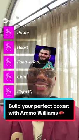 Build your perfect boxer: with Ammo Williams 🥊 Buy 5 vs 5: Queensberry vs Matchroom on June 1, LIVE on TNT Sports Box Office ▶️ #boxing #ko #fight #boxer #knockout #riyadhseason #saudi #saudiarabia #tysonfury #tnt #deontaywilder #miketyson #tntsports #ammo #williams  