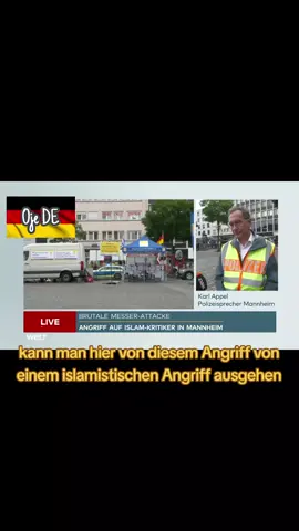 Der Welt Nachrichtensender fragt: War der Anschlag auf Stürzenberger ein islamistischer Angriff oder nicht? #stürzenberger #angriff #mannheim #kundgebung #islamist #deutschland #islamkritiker 