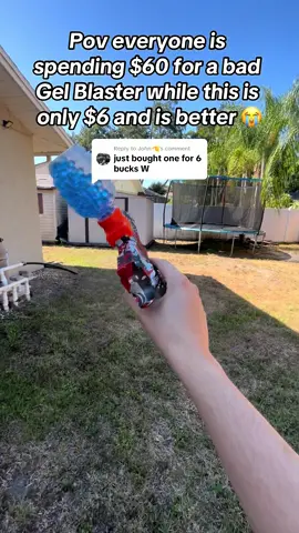 Replying to @John🫡 They really made this Gel Blaster only $6 now😭 #gelblaster #gelblasters #gelblasterusa #orbeezblaster 