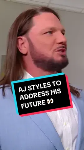 AJ Styles says he’s going to address his future tonight 😲 What could that mean?! #SmackDown #WWE #AJStyles  | Live on TNT Sports & discovery+