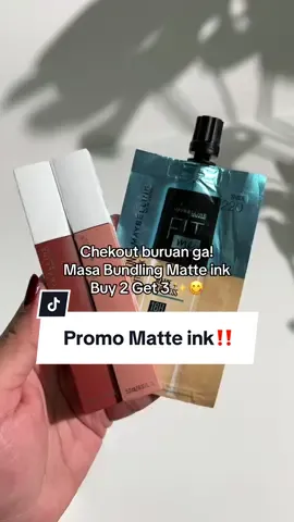 Beneran guysss buy 2 get 3 😍 #wearemaybelline #superstaymatteink 