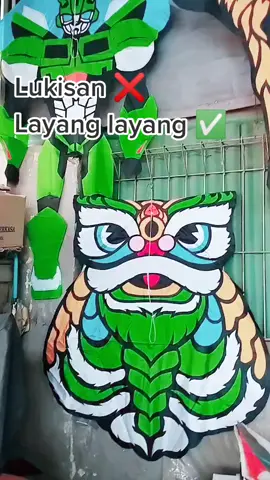 layangan hias mantul... bahan kain bisa bongkar pasang.. #layangan #layangankain #layanganhias 
