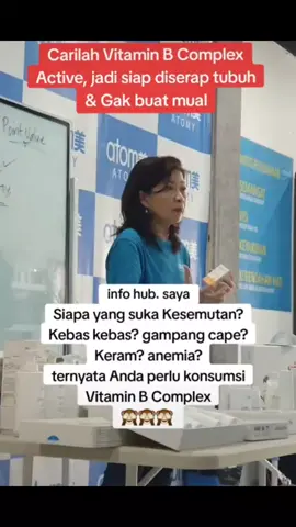 ATOMY VITAMIN B KOMPLEX #produkatomy  #orderlangsungbywa  #nokeranjangkuning #CapCut 
