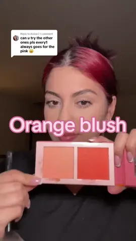 Replying to @Alaiza☆   I love me some #orangeblush 🧡🍊 #blushrecommedations #blushtryon #iloveblush 