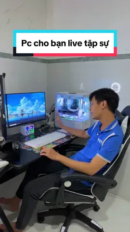Bộ PC cho bạn nữ live liên quân tập sự #pctrastutu thì từ 5 củ . Anh em k trastutu thì 15 nha lưu ý là 2 màn hình #pcluisaga #maytinhchoigame #pcgaming 