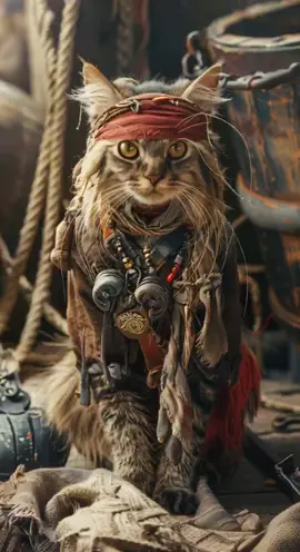 Cat Pirates of the Caribbean #piratesofthecaribbean #cat #猫 #Kucing #gato #Кот #Pusa #แมว #Kedi