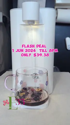 1 Jun 2024 Flash Deal till 8pm Get this Instant Hot Water Dispenser, from room temperature to boiling water, save time to keep boiling, super convenient and energy saving too! #instanthotwater #hotwater  #waterdispenser #sghomes  #hotwaterdispenser #sghome #shopwithessence33 #foryou #essence33 #createtowin #sgfoodie #sgmom #sgdad #flashdeal #hotdeal #sgpinoy #sgtiktoker #singapore 