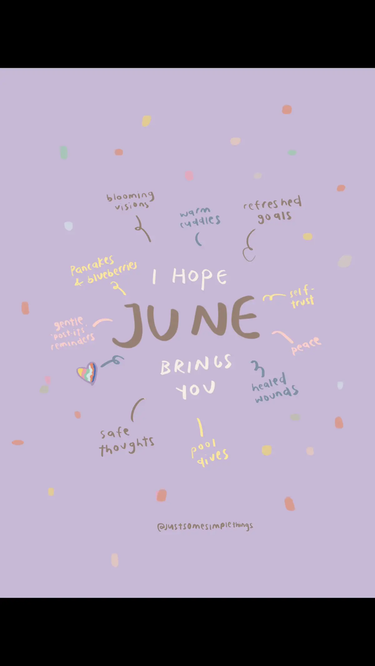 Onto June, the month where you trust your heart and find peace 🤍 #hellojune #affirmations #juneaffirmations #artformentalhealth #byemay 