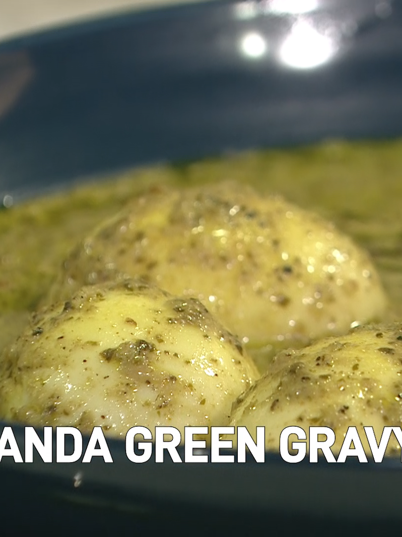 Anda Green Gravy Recipe By Chef Jamali | Quick Green Masala Egg Curry Recipe | MasalaTV