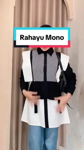 Absen sini yang udah kebagian RAHAYU MONO!🖤 #fyp #outfitkerja #ootdfashion #bigsizefashion #fypシ゚viral #bajuunik 