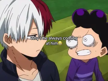 then proceeds to copy him🤦‍♀️ #mha #bnha #myheroacademia #bokunoheroacademia #shoto #todoroki #shototodoroki #mineta #minorumineta #izukumidoriya #katsukibakugou #mhaedit #viral 
