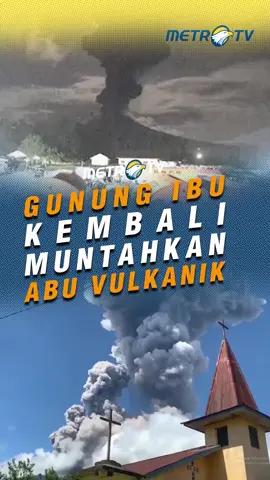 Gunung Ibu di Halmahera Barat kembali meletus sebanyak 2 kali ketinggian Abu capai 5-6 ribu meter, Sabtu (1/6). #gunungibu #gunungmeletus #gunungibuerupsi #tiktokberita #fyp #bencanaalam