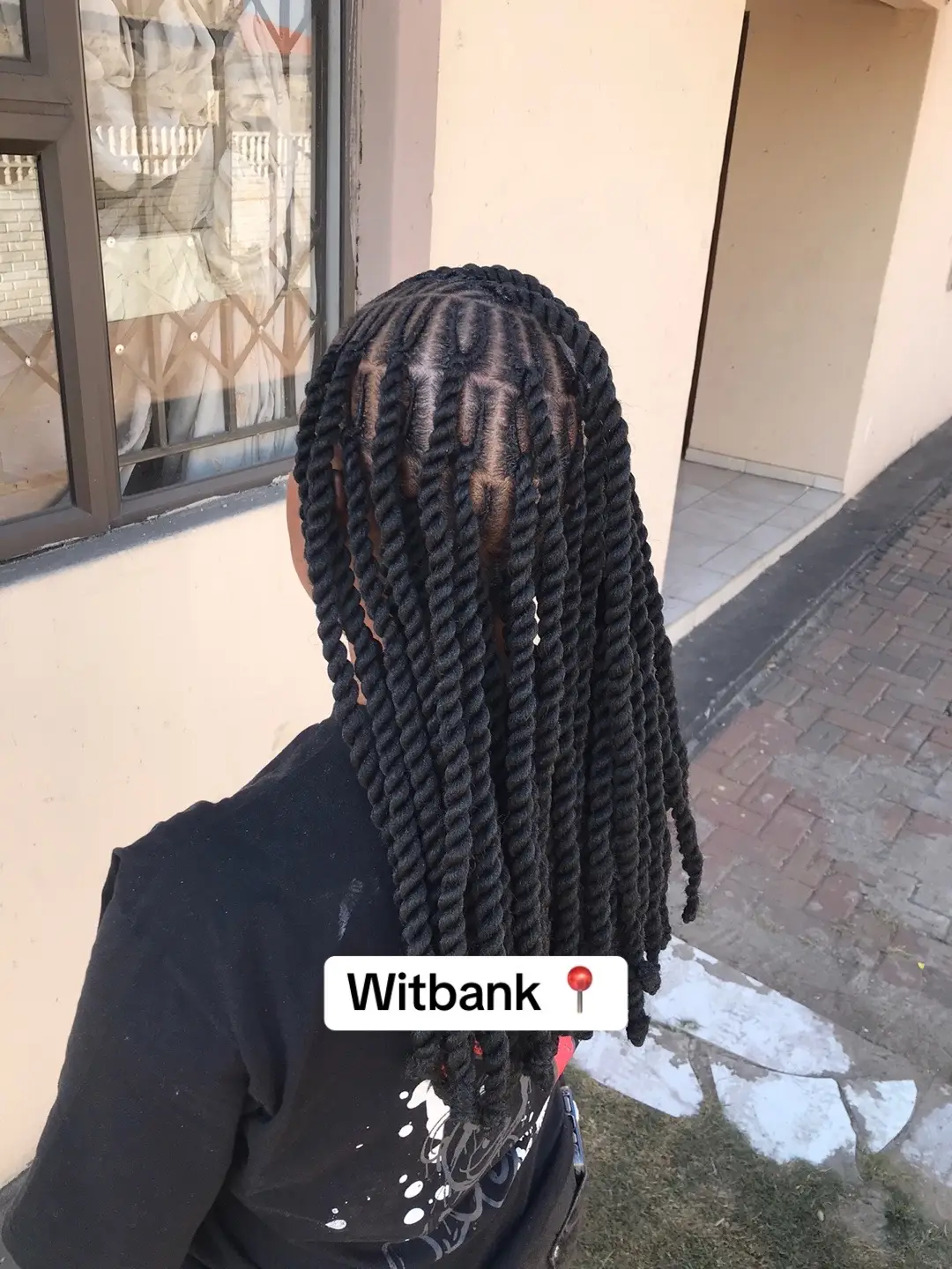 Mid length 😍😍 . #simply_braids_by_shanice #witbank #woolhairstlyles #brazilianwoolhairstyle #invisiblelocs 