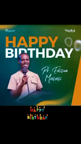 Happy birthday Pastor Masasi,may God continue using sir#apostlegracelubega #Phaneroo 