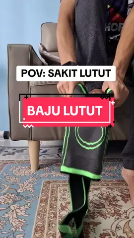 Kalau nak jaga lutut,  pakai la knee guard ni #kneeguard  #sakitlutut 