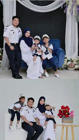 semoga selalu dalam lindungan Allah SWT 🤲🏻🖤 #masyaallahtabarakkallah #allahumabarik #familyshoot #seafarerslife #istripelaut #seafarer #pelautindonesia #pelautpunyacerita 