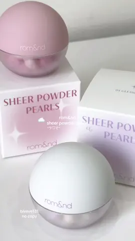 romand sheer powder pearls 🫧🍡🤍 #romand #sheerpowderpearls #pinkcore #kbeauty #gooseul #롬앤 #affordablemakeup #makeuptrend #aesthetic #romand #foryoupage #fyp 