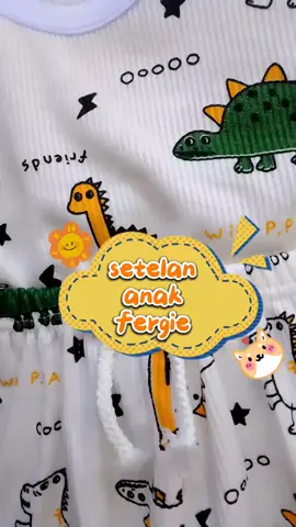 JTSTOREIN setelan anak Fergie #setelananaklakilaki #setelananakmurah #bajuanakkekinian 