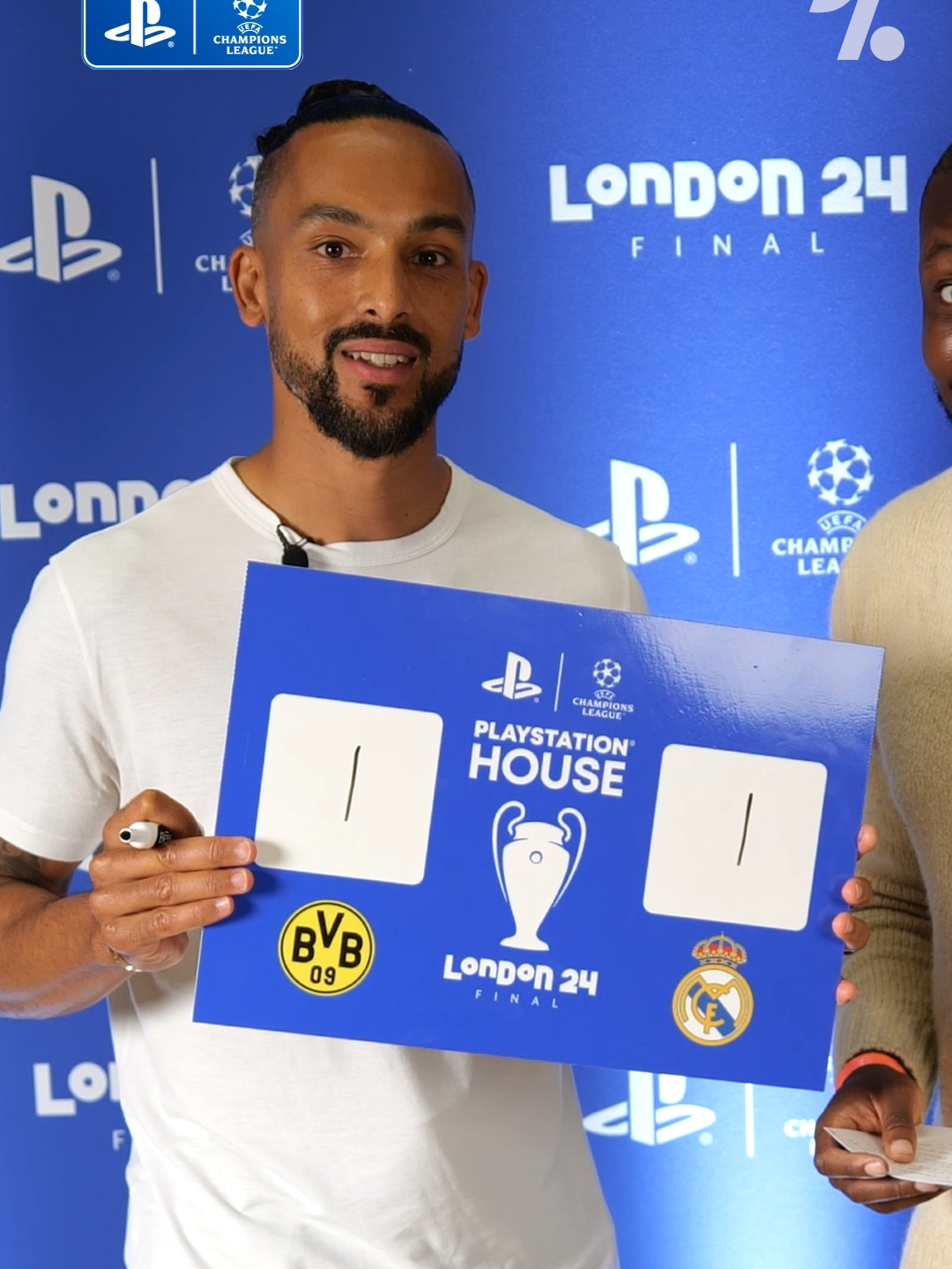 Going to penalties❓👀 Theo Walcott gave us his #UCLFinal score prediction 🏆 #PlayStationHouse @playstation