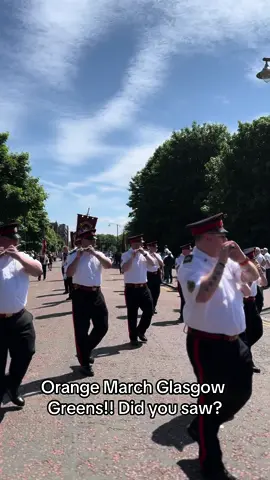 Orange March Glasgow Greens!! Did you saw? #glasgow #glasgowtiktok #glasgowrangers #glasgowceltic 