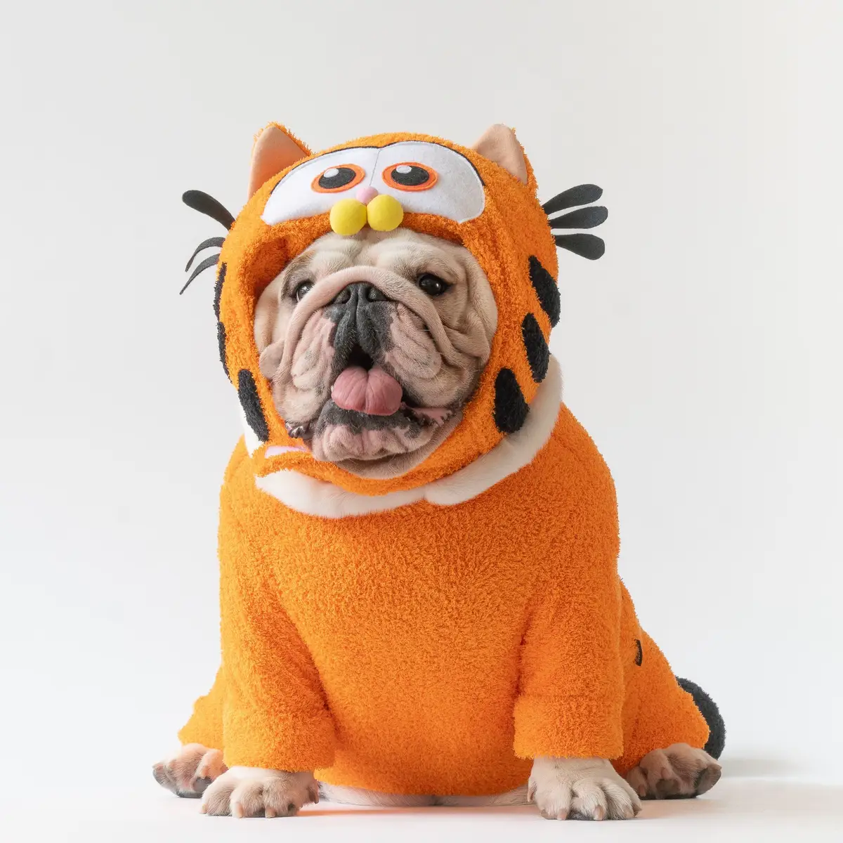 #viralvideo #garfield #thegarfieldmovie #bulldogsoftiktok #englishbulldog #foryou #dogcostume 