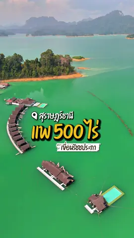 แพ 500 ไร่ #เขื่อนรัชประภา  #TikTokกินเที่ยว #สุราษฎร์ธานี #เขื่อนเชี่ยวหลาน #unseenthailand 