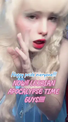 Remeber to be kind to everyone okay!! The different apocalypse thingys happening are made to have fun and support others!! So even if ur not in the same apocalypse group as someone else you shouldnt be rude its supposed to be fun not a competition! 💕now go have fun!!!! #mu5hr00m_bunny #chappellroan #femininominon #lesbian #lesbianapocolypse #Pride #wlw #nmlnm #saphic #y2k 