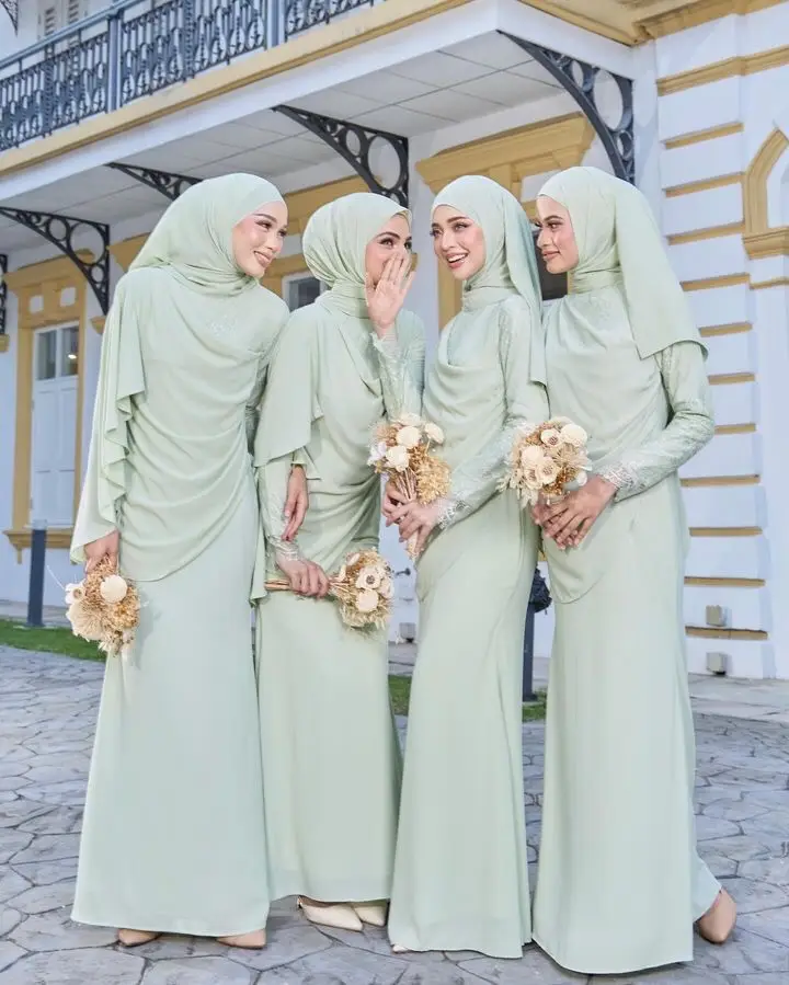 Bag kuning tekan je sebelah 👉@scstylista.rtw  #dress #dresstunang #dressnikah #dressbridesmaid #fyp #bajutunang2024 #bajutunang 