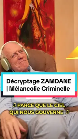 Ma réaction à « Mélancolie criminelle » de Zamdane