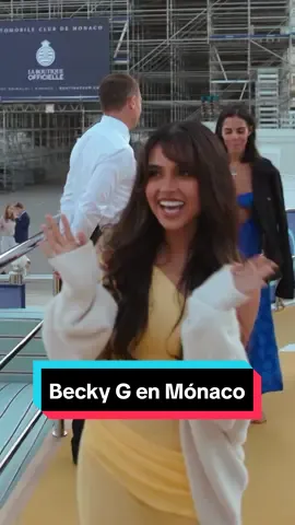 @Becky G en Mónaco. La actriz @Naomi Scott también aparece en uno de los clips. Becky y Naomi protagonizaron la película 