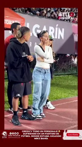 😂Háblame de la Cara de @maxiolly viendo a @greeicy Todo un Personaje 😂 Sufriendo en un Partido de FÚTBOL donde estaba jugando @mikebahia ⚽️🎧🇨🇴 Directora  : @Genis_Vergel #greeicy #mikebahia #futbol #cali #barranquilla #medellin #urbano #GenisVergel #colombia #greeicy #mikebahia #futbol #genisvergel #sitiomusical #cali #lacosta #junior #viral #parati #laliendra 