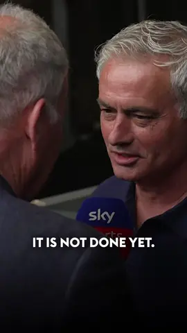 “It’s not done yet... but yes I want to go!” Jose Mourinho with the latest on his potential move to Fenerbahçe 🇹🇷 #football #fenerbahçe #fenerbahce #josemourinho #mourinho #turkey 