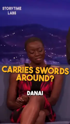 Danai Gurira is ALWAYS ready for ANYTHING #danaigurira #thewalkingdead #funny 