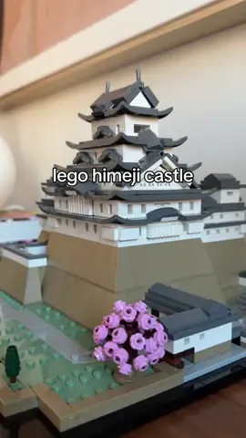 finally built my lego himeji castle, my most dificult build yet but was so much fun and looks amazing. need to take a trip to japan fr #lego #buildinglego #legocastle #legocollection #legohimejicastle #japan