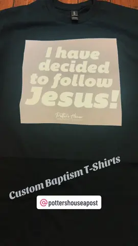Need Baptism T-Shirts?#baptism #acts238 #Jesusname #bapstism