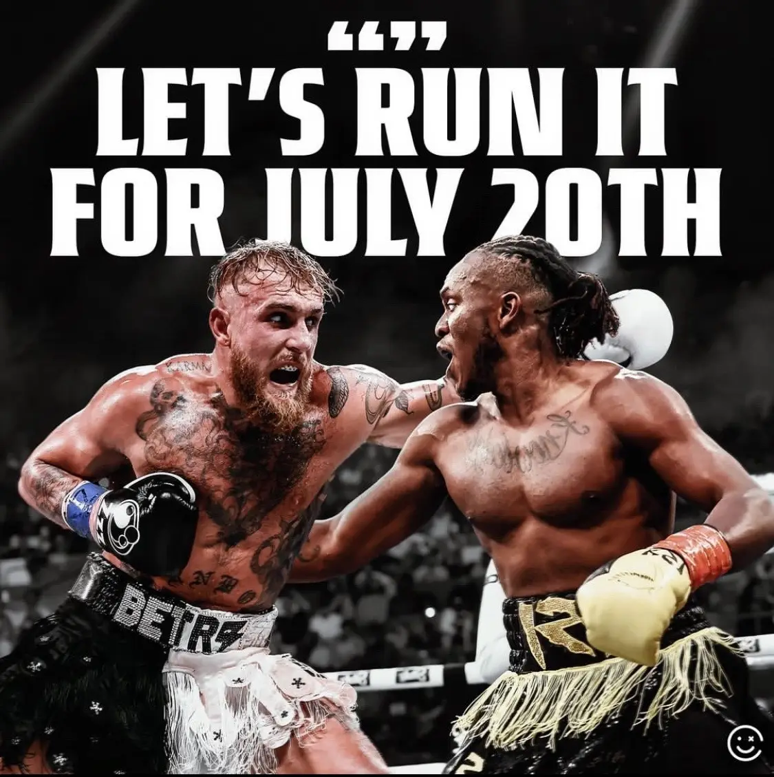 Jake & KSI throwing down in July 👀 #jakepaul #ksi #boxing 