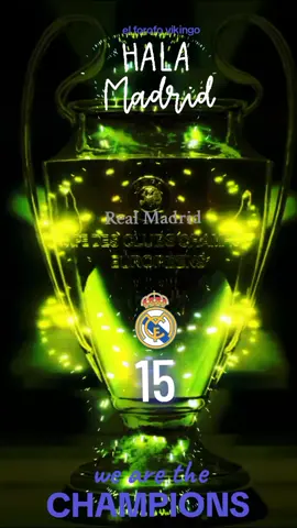 THE BEST: REAL MADRID  15🏆  #RealMadrid #championsleague  #madridistas #elforofovikingo  🤍#CapCut 