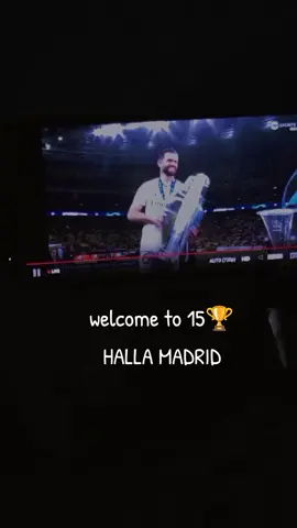 Welcome to 15 🏆🏆 #halamadrid #realmadrid #champio #london 🗣️🏆
