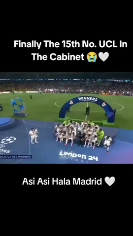 Finally The 15th No. UCL In The Cabinet 😭🤍 Asi Asi Hala Madrid 🤍 #oc #ucl #realmadrid  #championsleague  #15th 