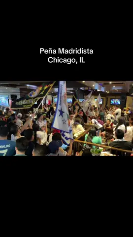 Hala Madrid y Nada Mas desde Chicago Thank you @SloboTv for the video 🔥#championsleague #championsleaguefinal #realmadrid #dortmund #chicago #madrista #futbol #ultra #barrabrava #murga #españa #madrid #Soccer