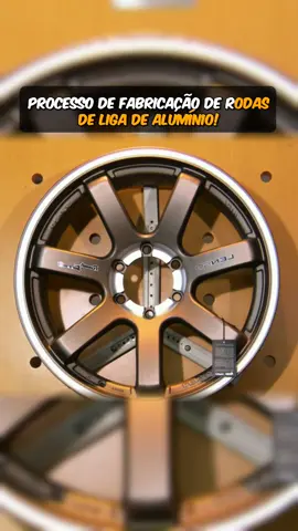 PROCESSO DE FABRICAÇÃO DE RODAS DE LIGA DE ALUMÍNIO! 🚙🤯 #rodasdealuminio #rodas #carros #tecnologia #curiosidades 