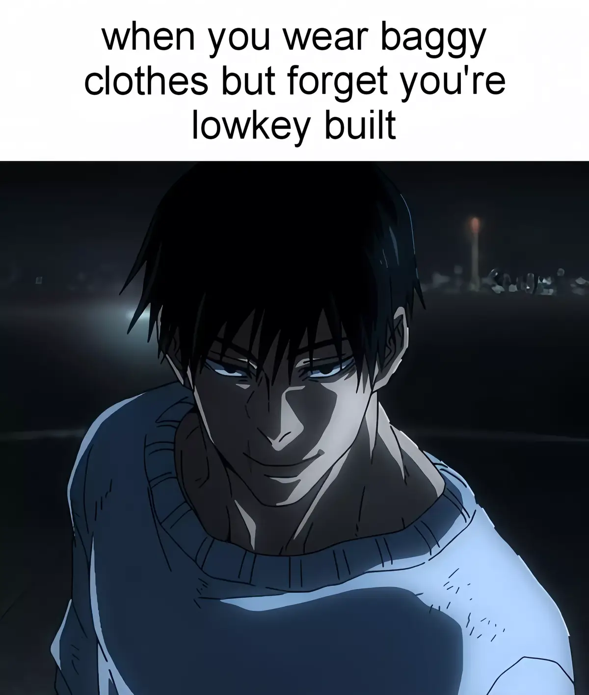 best type of clothes #fypシ゚  #ak_eightysix  #anime  #animetiktok  #anitok  #fyp  #jujutsukaisen  #toji  #tojifushiguro  #slideshow  #relatable  #jjk 